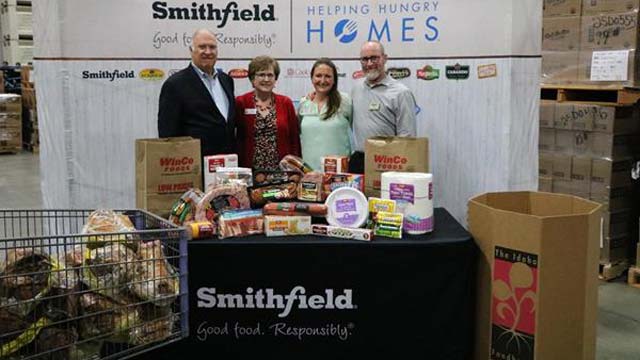 Smithfield WinCo Protein Donation