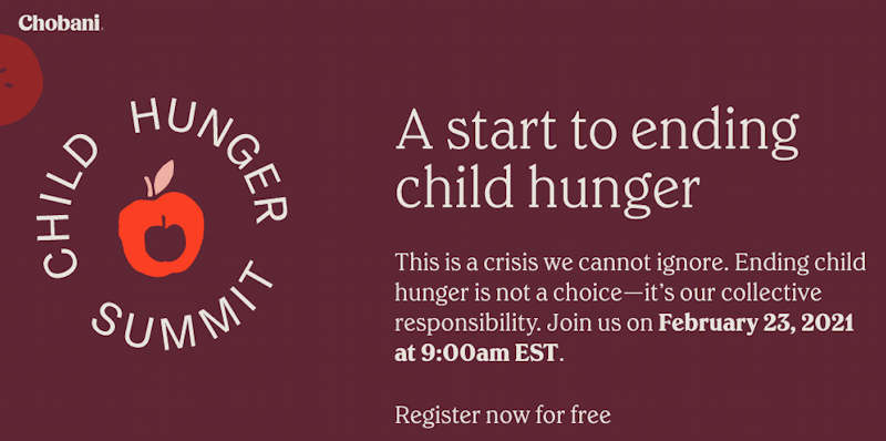 Chobani Hunger Summit